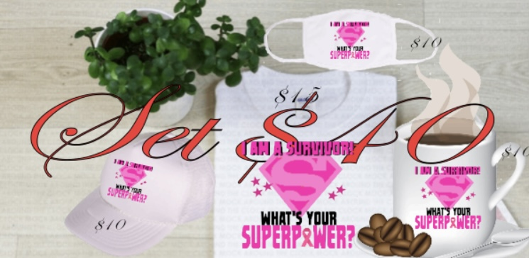 Breast Cancer 4 Piece T-Shirt Set