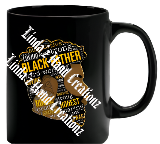 Black Father Coffee Mug
